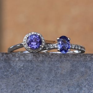 purple-tanzanite-dioamond-rings